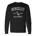 Berkeley California Ca Vintage American Flag Sports Long Sleeve T-Shirt Gifts ideas