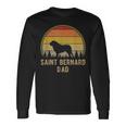 Bernhardiner Hund Papaintage Bernhardiner Liebhaber Langarmshirts Geschenkideen