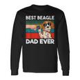 Best Beagle Dad Ever Best Beagle Dogs Dadintage Langarmshirts Geschenkideen