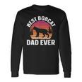 Best Bobcat Dad Retro Animal Lover Long Sleeve T-Shirt Gifts ideas