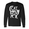 Best Cat Dad Fathers Day Men Kitty Daddy Papa Father's Day Long Sleeve T-Shirt Gifts ideas