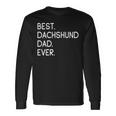 Best Dachshund Dad Ever Teckel Dachshund Papa Langarmshirts Geschenkideen