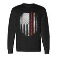 Best Dentist Dad Ever American Flag Fathers Day Long Sleeve T-Shirt Gifts ideas