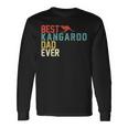 Best Kangaroo Dad Ever Retro Vintage Long Sleeve T-Shirt Gifts ideas