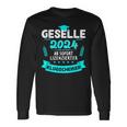 Bestandene Gesellenprüfung Gesellenbrief Azubi Geselle 2024 Langarmshirts Geschenkideen