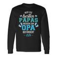 Beste Papas Werden Zum Opa Befördert Best Papas Langarmshirts Geschenkideen