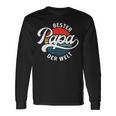 “Bester Papa Der Welt” Retrointage Saying Father's Day Langarmshirts Geschenkideen