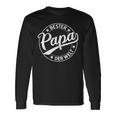 Bester Papa Der Weltatertag Besterater Super Papa Langarmshirts Geschenkideen