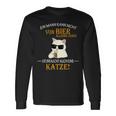 Bier Und Coole Katzen Lustiger Spruch Katzenbesitzer Papa Langarmshirts Geschenkideen