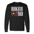 Bike Dabbing Motorcycle Fathers Day Motorbike Biker Dad Long Sleeve T-Shirt Gifts ideas