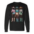 Black Cowgirl Melanin Rodeo Texas Black History Long Sleeve T-Shirt Gifts ideas