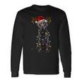 Black Lab Labrador Christmas Tree Reindeer Pajama Dog Xmas Long Sleeve T-Shirt Gifts ideas