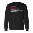 Black Red Lipstick Melanin Poppin Out Here Being Cute Long Sleeve T-Shirt Gifts ideas