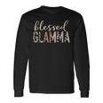 Blessed Glamma Cute Leopard Print Long Sleeve T-Shirt Gifts ideas