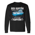 Boat Der Kapitän Hat Immer Right Langarmshirts Geschenkideen