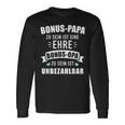 Bonus Papa Zu Sein Ist Eine Ehre Bonus Opa Ist Unzahlbar German Language Langarmshirts Geschenkideen