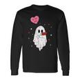 Be My Boo Valentine Ghost With Balloon Happy V Day Couple Long Sleeve T-Shirt Gifts ideas