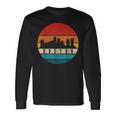 Boston Massachusetts Skyline Pride Vintage Boston Long Sleeve T-Shirt Gifts ideas
