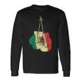 Boxing Gloves Mexican Flag Mexico Boxer Coach Long Sleeve T-Shirt Gifts ideas