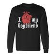 Boyfriend Punk Rock Band & Hardcore Punk Rock Long Sleeve T-Shirt Gifts ideas