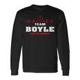 Boyle Surname Family Name Team Boyle Lifetime Member Long Sleeve T-Shirt Gifts ideas