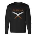 Brave Gurkha Khukuri Bravery Long Sleeve T-Shirt Gifts ideas