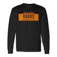 Bronx New York City Cars Plate Number Bronx Long Sleeve T-Shirt Gifts ideas