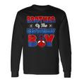 Brother Of The Birthday Boy Spider Family Matching Long Sleeve T-Shirt Gifts ideas