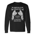 My Brother Is My Guardian Angel In Heaven Memory Memorial Long Sleeve T-Shirt Gifts ideas