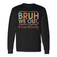 Bruh We Out Lunch Lady Happy Last Day Of School Hello Summer Long Sleeve T-Shirt Gifts ideas