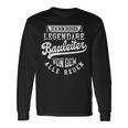 Builder Legend intage Slogan Bauchef S Langarmshirts Geschenkideen