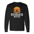 Burger Meister Bürgermeister Bbq Grill Chef Langarmshirts Geschenkideen