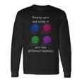 Buying Yarn Different Hobbies Knitting Crochet Long Sleeve T-Shirt Gifts ideas