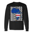 Cabo Verde Is In My Dna Love Cape Verde Flag In Africa Map Long Sleeve T-Shirt Gifts ideas