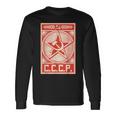 Camisaintage Hammer Sickle Urss Cccp Retro Soviet Camiseta de manga larga Ideas de regalos