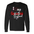 Canada I Love Canadien Boyfriend Couple Matching Long Sleeve T-Shirt Gifts ideas