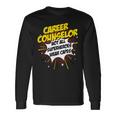 Career Counselor Superhero Comic Superpower Long Sleeve T-Shirt Gifts ideas