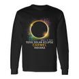 Carmel Indiana Total Solar Eclipse April 8 2024 Long Sleeve T-Shirt Gifts ideas