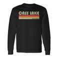 Cass Lake Minnesota Fishing Camping Summer Long Sleeve T-Shirt Gifts ideas