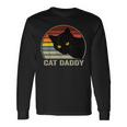 Cat Daddyintage Cat 80S Retro Style For Cat Dad Langarmshirts Geschenkideen