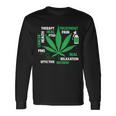 Cbd Oil Cannabinoid Hemp Heals Therapy Quote Fun Long Sleeve T-Shirt Gifts ideas