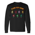Chemistry Science Chemist Flame Test Color Long Sleeve T-Shirt Gifts ideas