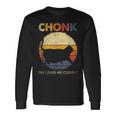 Chonk Cat Big Meme Retro Style Vintage Cats Memes Long Sleeve T-Shirt Gifts ideas