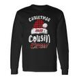 Christmas Cousin Crew Buffalo Red Plaid Pajamas Family Xmas Long Sleeve T-Shirt Gifts ideas