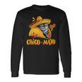 Cinco De Mayo Mexican Fiesta 5 De Mayo Taco Cat Long Sleeve T-Shirt Gifts ideas