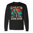 Class Of 2024 Graduation Seniors 24 Gamer Game Over Long Sleeve T-Shirt Gifts ideas