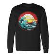 Coastline Sunset And Surf Waves Coastal Living Beach Lover Long Sleeve T-Shirt Gifts ideas