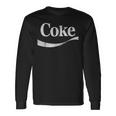 Coca-Cola Distressed Original Logo Langarmshirts Geschenkideen