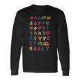 Colorful Ethiopian Alphabet Letters Long Sleeve T-Shirt Gifts ideas