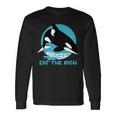 Comer La Rica Ballena Orca Meme Camiseta de manga larga Ideas de regalos